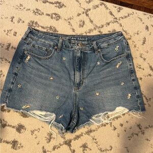 AE Denim Mom Shorts